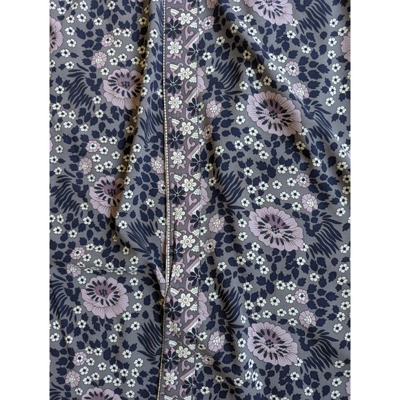 Natalie Martin Floral Long Kimono Robe Swim Cover Cottagecore - Picture 3 of 13